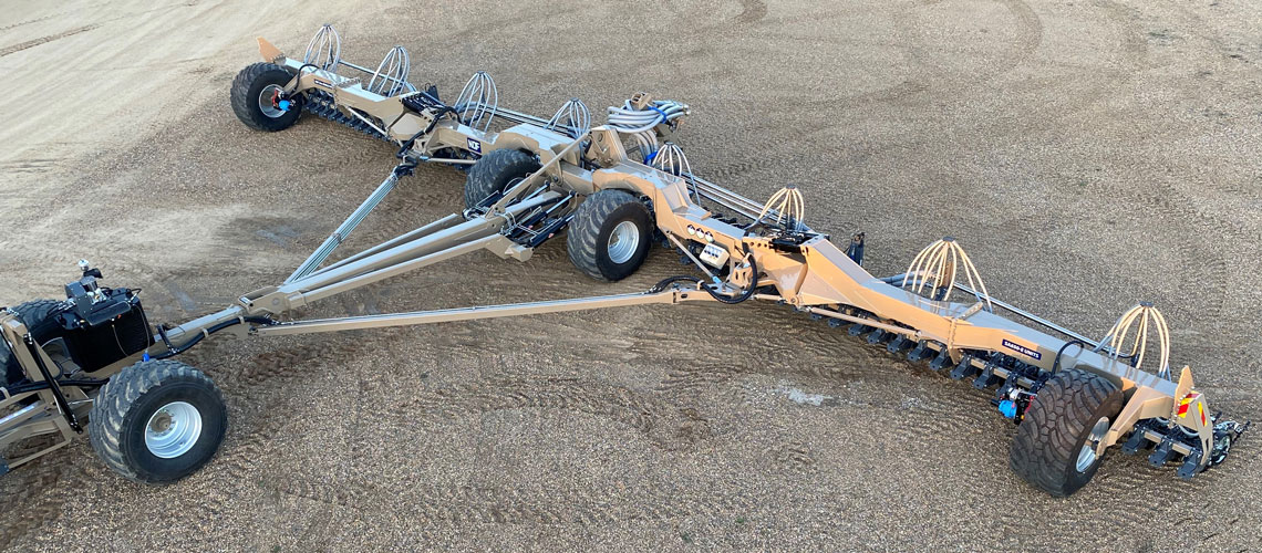 ndf 24m narrow fold contour flex single bar disc planter